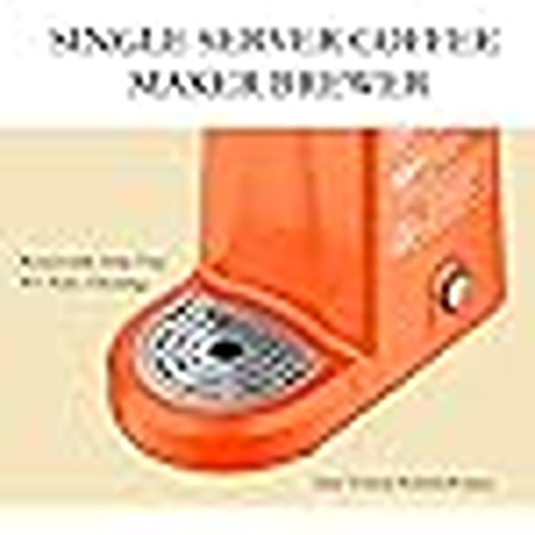 Chulux Coffee Maker Singleserve Coffee Machine For Capsule,orange